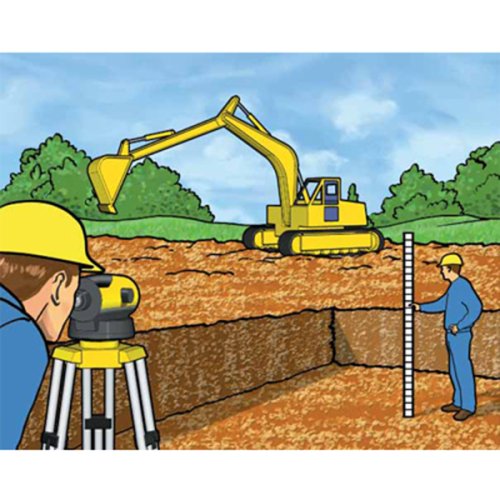 Оптический нивелир Stanley AL24 GVP 1-77-160 с треногой и рейкой