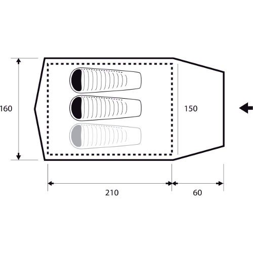 Палатка Trimm Forester Sand