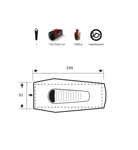 Палатка Trimm Solo Sand
