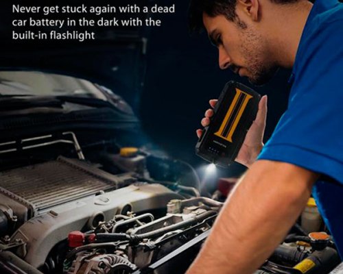 Пусковое устройство RAVPower Car Jump Starter 8000mAh 300A Peak Current Quick Charge 3.0 Black/Yellow