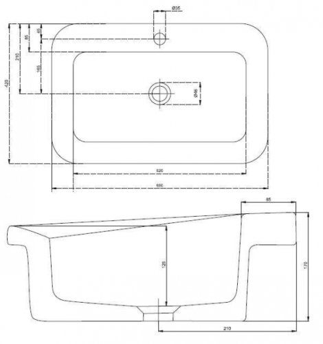 Умивальник Kolo Cocktail L31666900