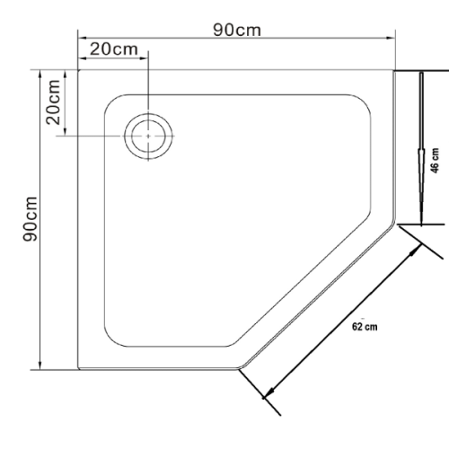 Поддон Eger Stefani 599-535/2