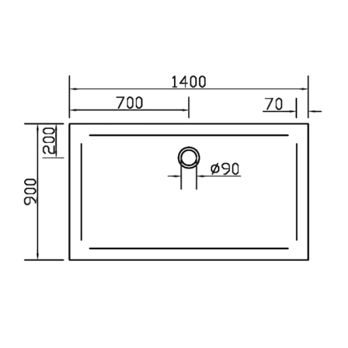 Поддон Eger SMC 599-1490S