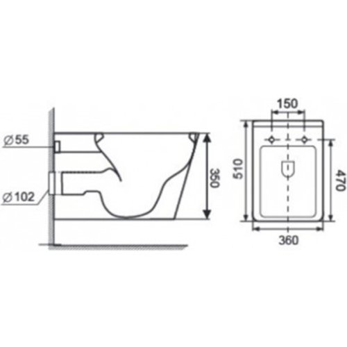 Набор инсталляция Master 4в1 с унитазом Volle Fiesta Rim 13-77-034+141919