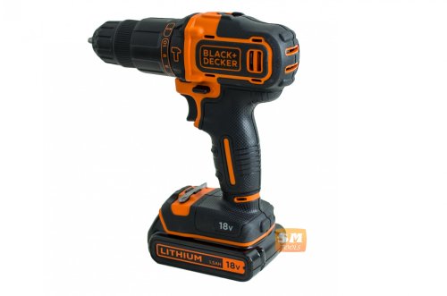Шуруповерт аккумуляторный BLACK&DECKER BDCHD18KB