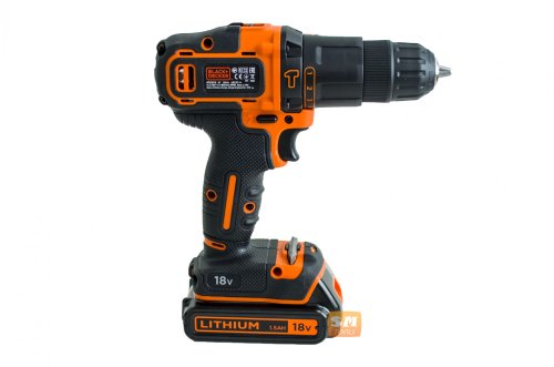 Шуруповерт аккумуляторный BLACK&DECKER BDCHD18KB