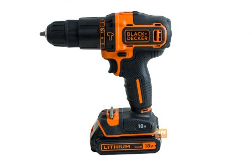 Шуруповерт аккумуляторный BLACK&DECKER BDCHD18KB