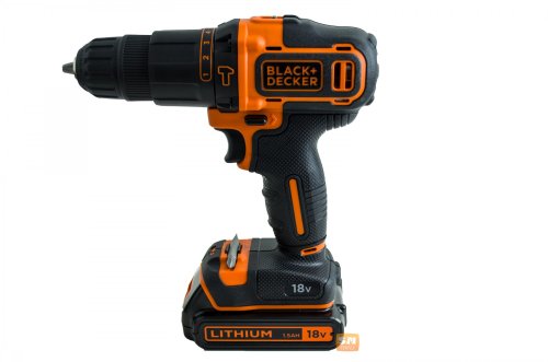 Шуруповерт аккумуляторный BLACK&DECKER BDCHD18KB