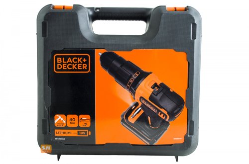 Шуруповерт аккумуляторный BLACK&DECKER BDCHD18KB