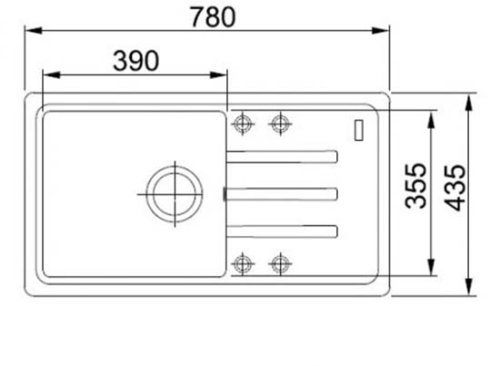 Мойка Franke MALTA BSG 611-78 Ваниль 114.0375.034