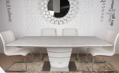 Стол обеденный Nicolas Baltimore Серо/белый MD000329