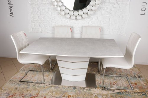 Стол обеденный Nicolas Baltimore Серо/белый MD000329