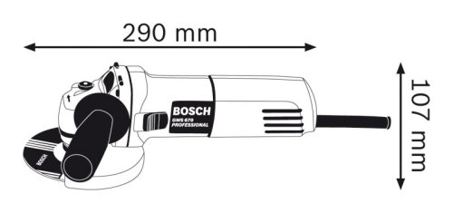 Болгарка Bosch GWS 670 (601375606)