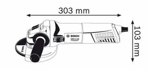 Болгарка Bosch GWS 11-125 (060179D002)