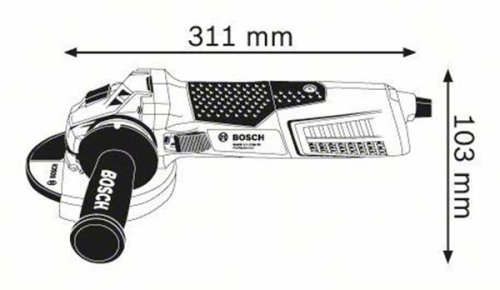 Болгарка Bosch GWS 19-125 CIST (060179S002)