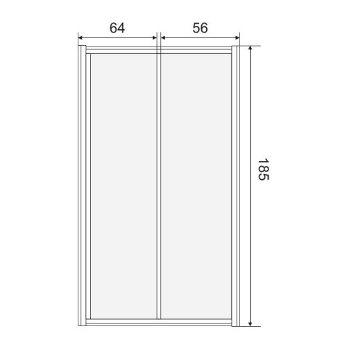 Душевые двери Eger 599-153
