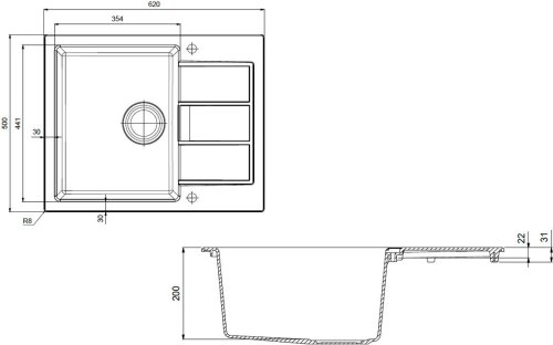 Мойка Franke Sirius SID 611-62 Белый (114.0497.935)