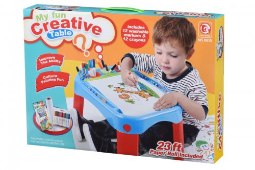 Обучающий стол Same Toy My Fun Creative Table с аксессуарами (8810Ut)