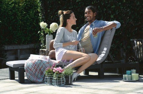 Шезлонг Allibert Daytona Бежевый