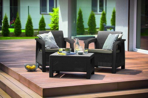 Набір меблів Keter Bahamas Weekend Коричневий