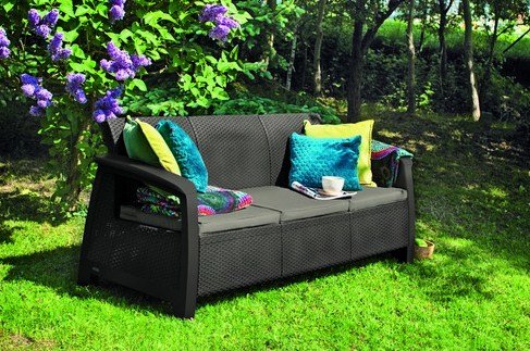 Софа Keter Bahamas Love Seat Max Коричневый