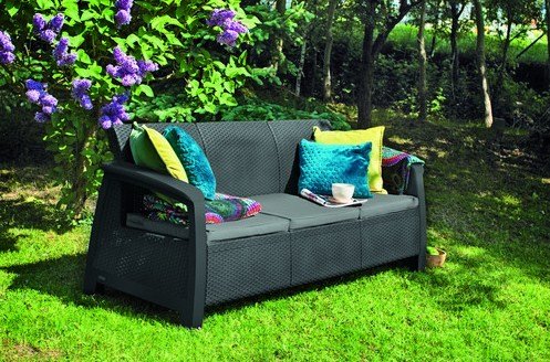 Софа Keter Bahamas Love Seat Max Серый