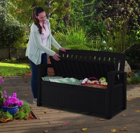 Скамейка-ящик Keter Patio Bench 227 л Коричневый