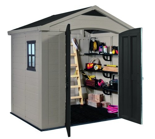 Сарай пластиковый Keter Factor 8x6 Коричнево-серый