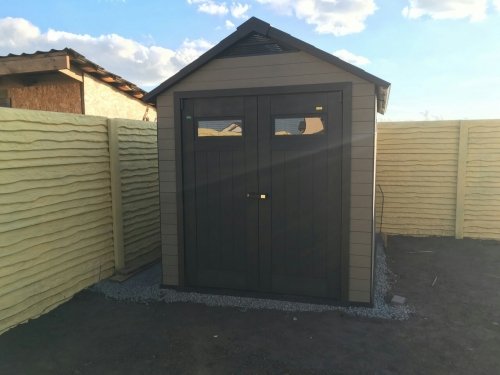 Сарай пластиковый Keter Fusion 759 Серый