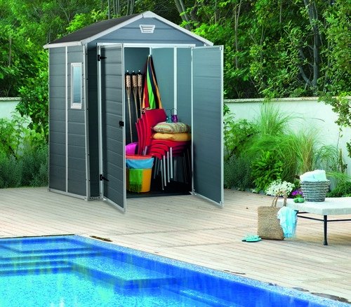 Сарай пластиковый Keter Manor 6x5 DD Серый