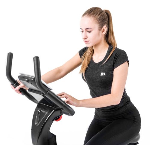 Велотренажер Hop-Sport HS-090H Apollo Graphite / Black + Мат