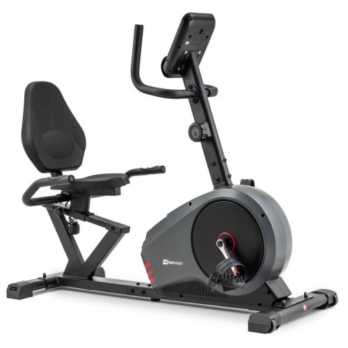 Горизонтальный велотренажер Hop-Sport HS-050L Hawk Gray/Red