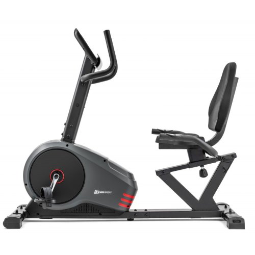 Горизонтальный велотренажер Hop-Sport HS-050L Hawk Gray/Red