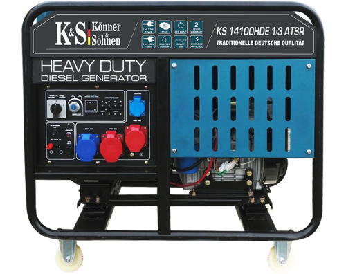 Дизельний генератор Konner & Sohnen KS 14100HDE 1/3 HD ATSR