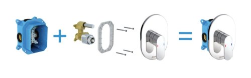 Смеситель скрытого монтажа Ravak CR 066.00 X070057