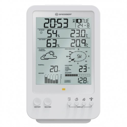 Метеостанция Bresser Weather Center 5-in-1 White