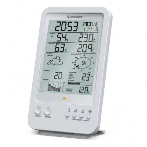 Метеостанция Bresser Weather Center 5-in-1 White