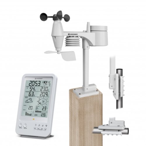 Метеостанция Bresser Weather Center 5-in-1 White