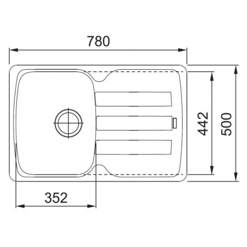 Мойка Franke Antea AZG 611-78 Шторм (114.0499.173)