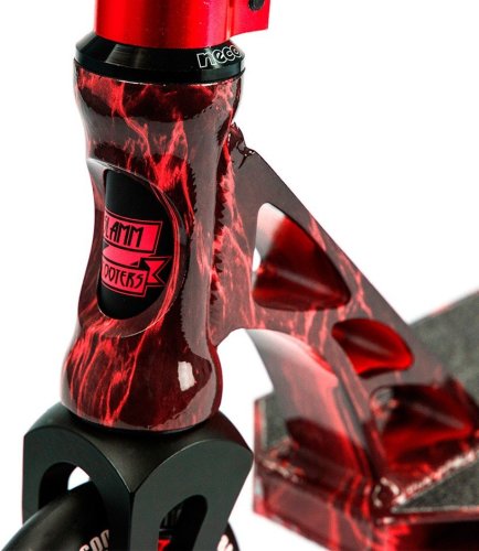 Трюковый самокат Slamm Urban VII Wrap красный