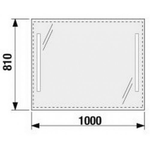 Зеркало Jika Clear 100 (H4557651731441)