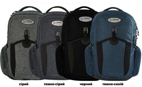 Рюкзак Terra Incognita Status 30 серый