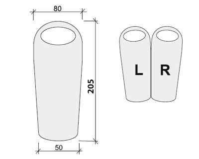 Спальный мешок Terra Incognita Siesta Regular 100 (R) зеленый/серый