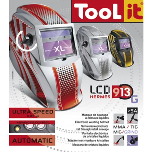 Маска сварщика GYS LCD Hermes 9/13 G Silver