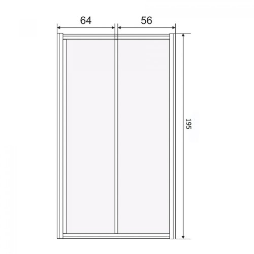 Душевые двери Eger 599-153(h)