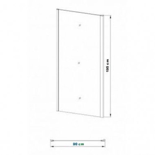 Душевая перегородка Eger 599-163-90W(h)