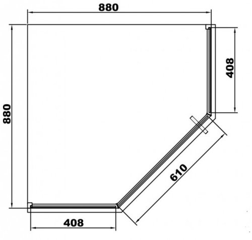 Душова кабіна Eger A Lany 599-552 Black