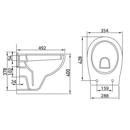 Підвісний унітаз з кришкою Volle Maro 13-52-321