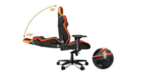 Кресло Cougar Armor TITAN Black/Orange