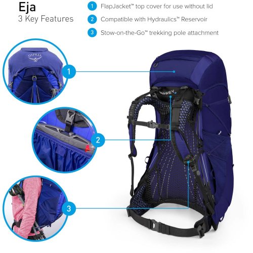 Рюкзак Osprey Eja 58 Equinox Blue WM